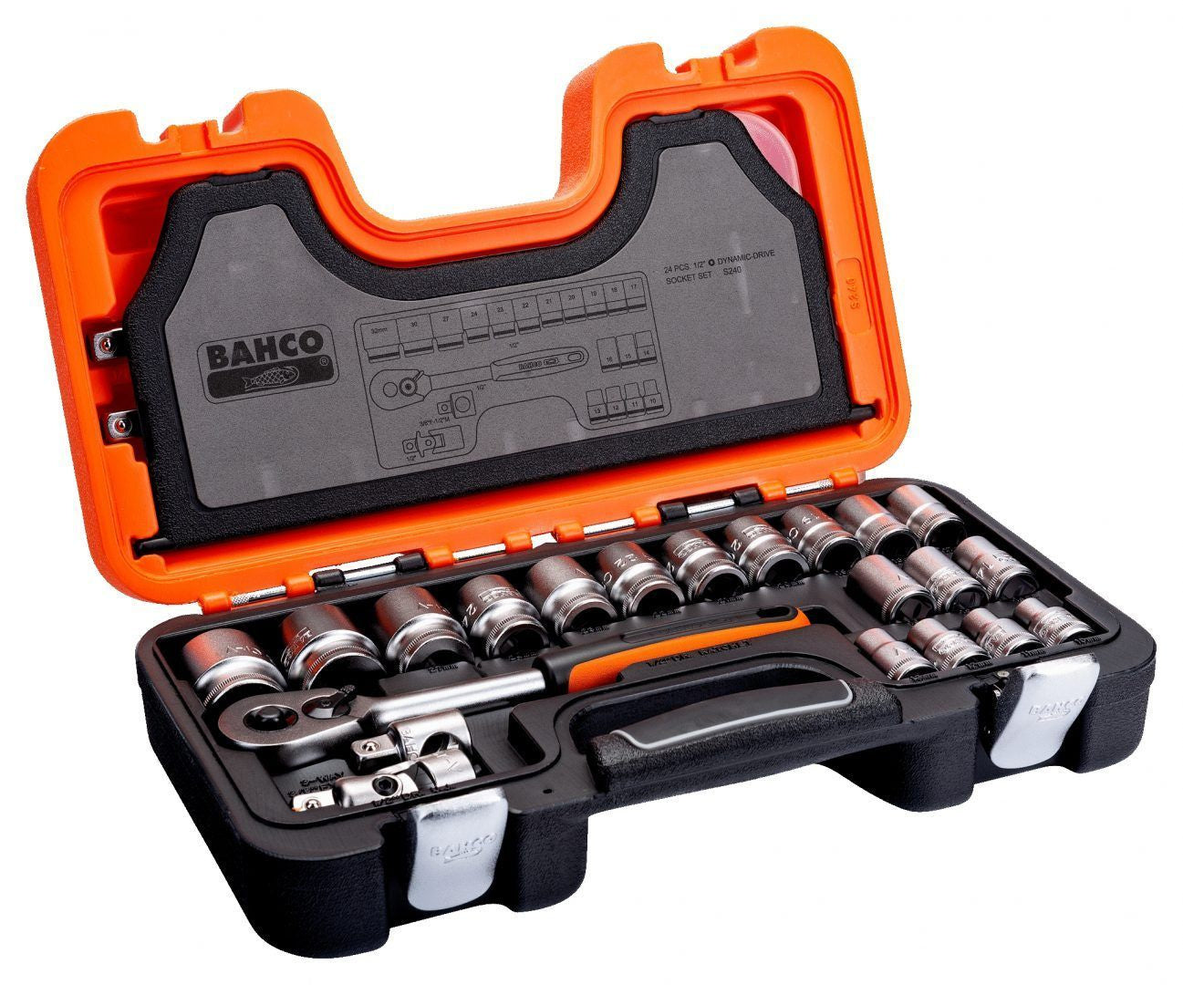 JUEGO DADO BAHCO []1/2" S240 CAJA NARANJA