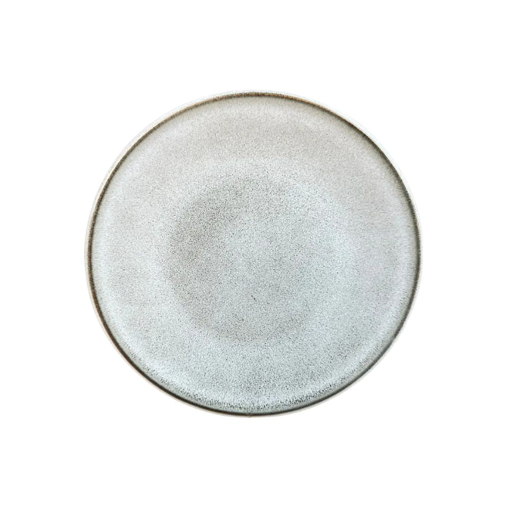 PLATO 20.5 CM BLANCO PIEDRA