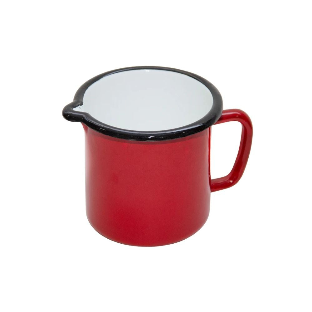 LECHERO ENLOZADO 12 CM 700 ML ROJO CONDOR