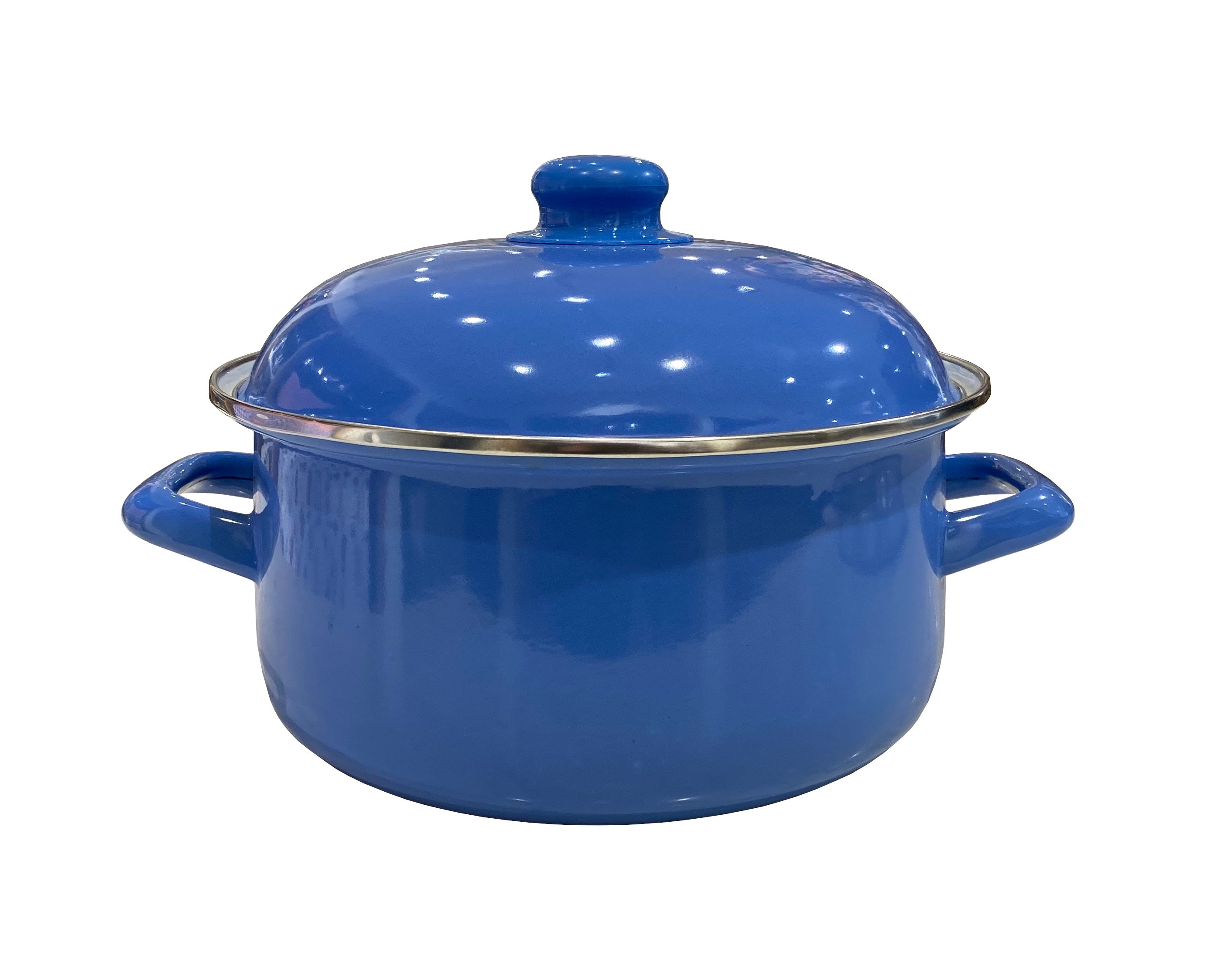 CACEROLA ENLOZADA 22 CM AZULINA CONDOR