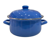 CACEROLA ENLOZADA 24 CM AZULINA CONDOR