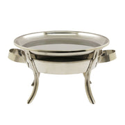 BRASERO PARRILLERO CON BANDEJA ACERO INOX 24 CM