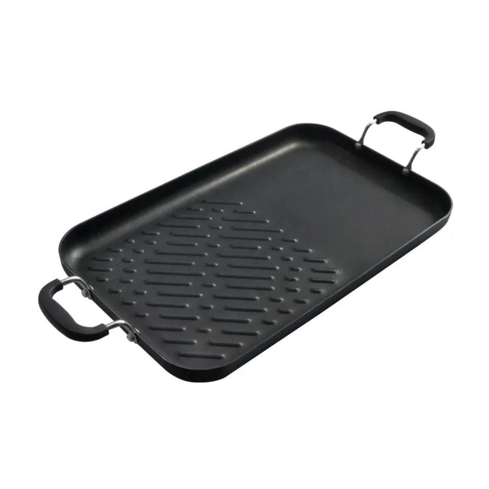 PLANCHA DOBLE CON GRILL 47X29 CM MAJESTIC ILKO