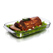 ASADERA RECTANGULAR 22X36 CM 2.5 LTS PYR-O-REY