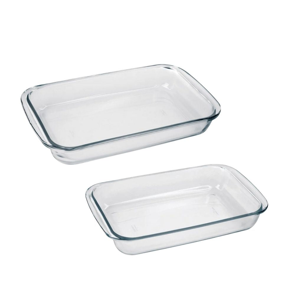 PACK 2 ASADERAS RECTANGULAR 1.6 Y 2.2 LTS MARINEX