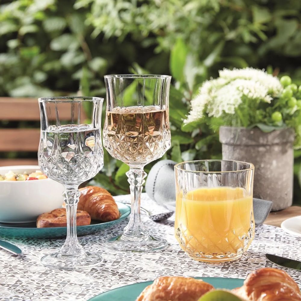 JUEGO 6 VASOS WHISKY BAJO 32 CL LONGCHAMP