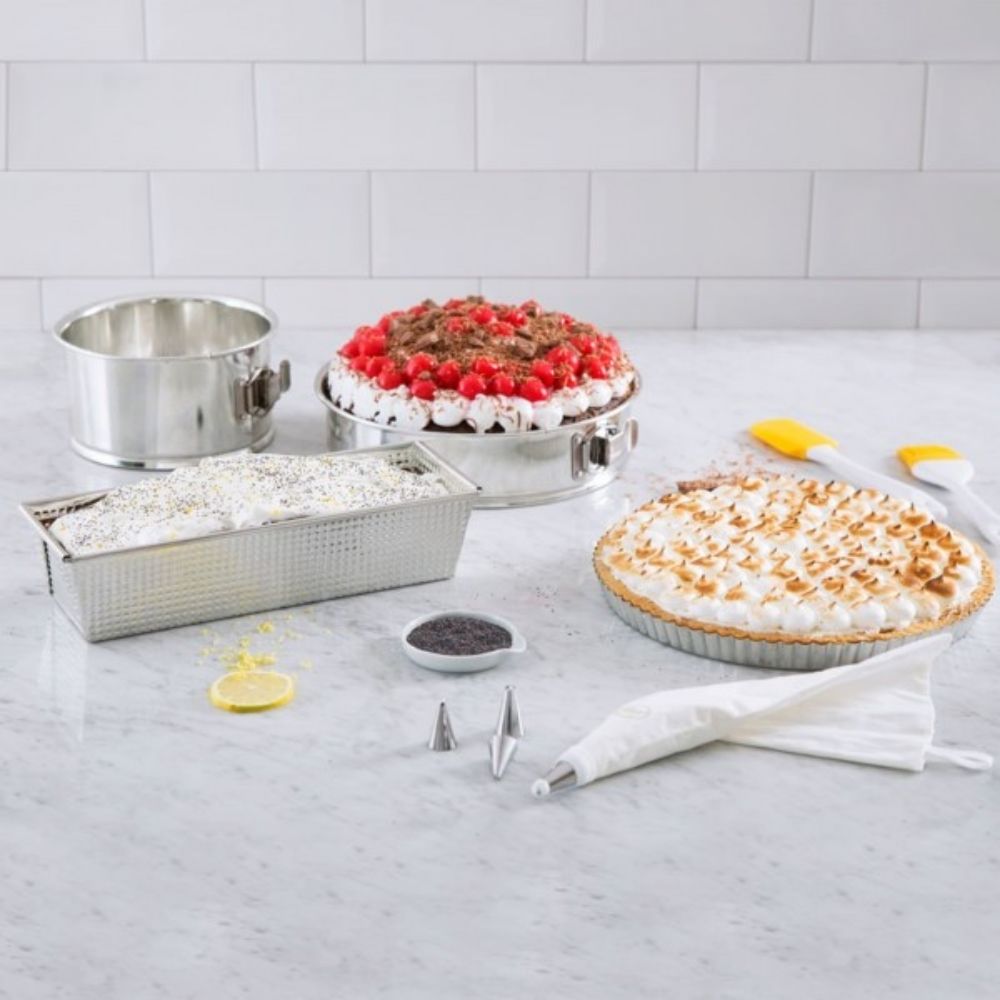 MOLDE ESTAÑADO KUCHEN Y PIZZA 28 CM CLASICA ILKO