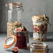 FRASCO FACETEADO CIERRE CLIP 0.45 LT KILNER