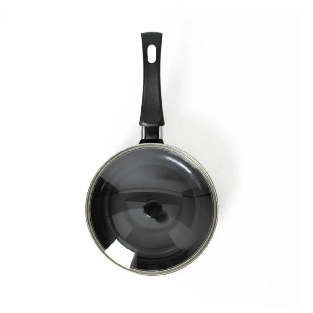 SARTEN ALUMINIO 14 CM COOL GRAY CON TAPA ILKO