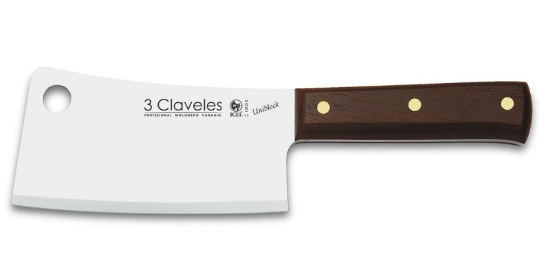 MACHETE MANGO MADERA 16 CM REF 1098 3 CLAVELES