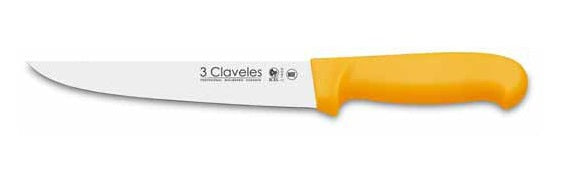 CUCHILLO CARNICERO 18 CM AM. REF 1375 3 CLAVELES