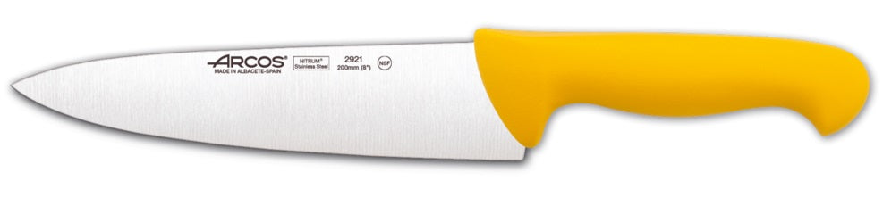 CUCHILLO CARNICERO AMARILLO 20 CM 2921 ARCOS