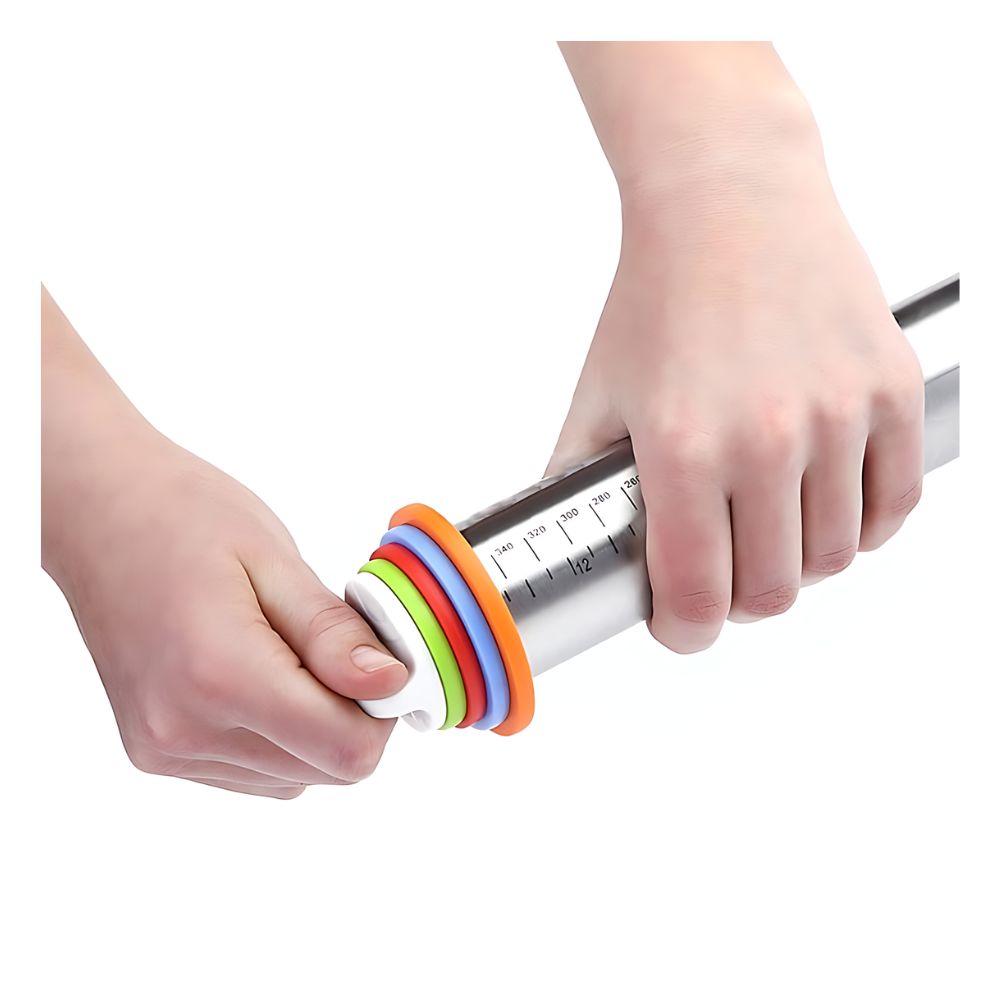 USLERO INOX ANILLOS AJUSTABLE 43 CM