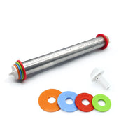 USLERO INOX ANILLOS AJUSTABLE 43 CM