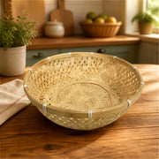 PANERA REDONDA BAMBU JUNCO 25X7 CM