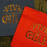 SET 12 SERVILLETAS VIVA CHILE ROJO/AZUL INDIGO DE PAPEL