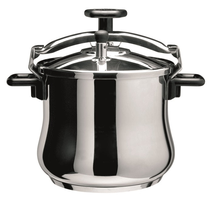 OLLA A PRESION 6.5L BOMBEADA AC.INOX ARTAME