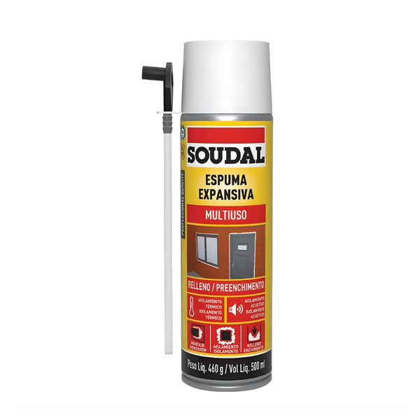 ESPUMA POLIURETANO 500 ML SOUDAL