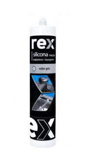 SILICONA NEUTRA GRIS 300 ML REX