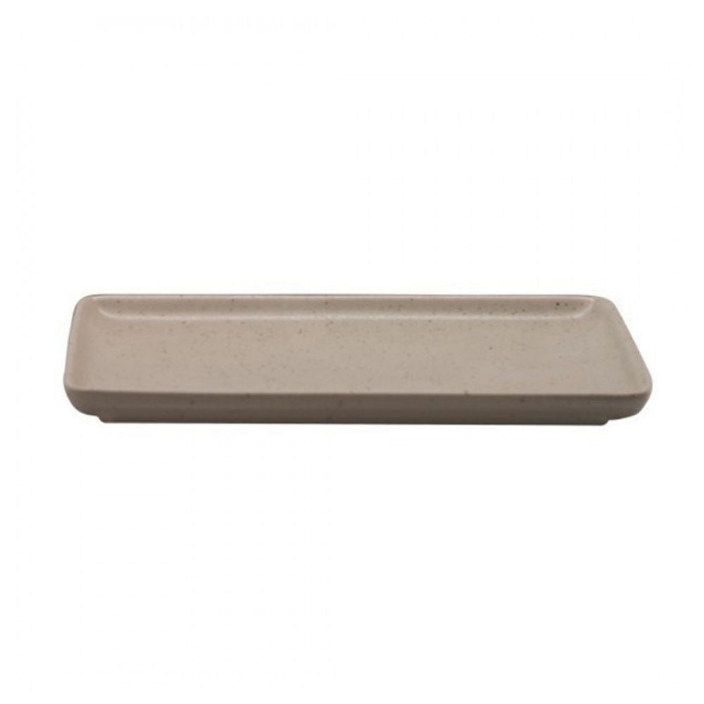 AZAFATE RECTANGULAR 33 CM MARFIL TERRA
