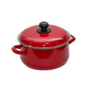 CACEROLA ENLOZADA 20 CM ROJO CONDOR