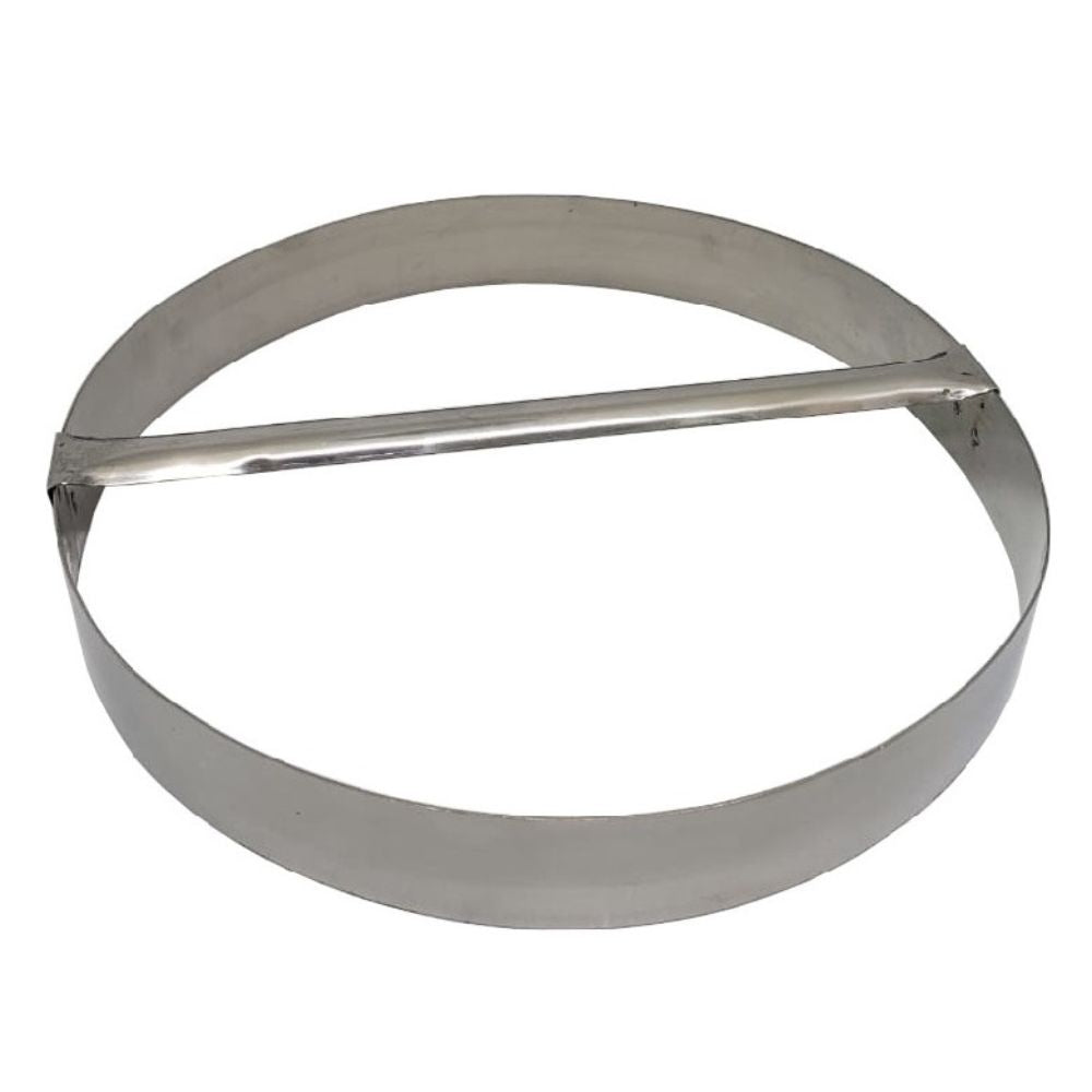 CORTA MASA CON ASA 28 CM INOX