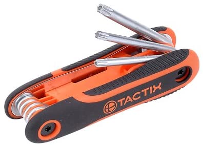 JUEGO LLAVES TORX TACTIX T9 A T40 # 206209