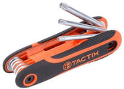 JUEGO LLAVES TORX TACTIX  T9 A T40   # 206209