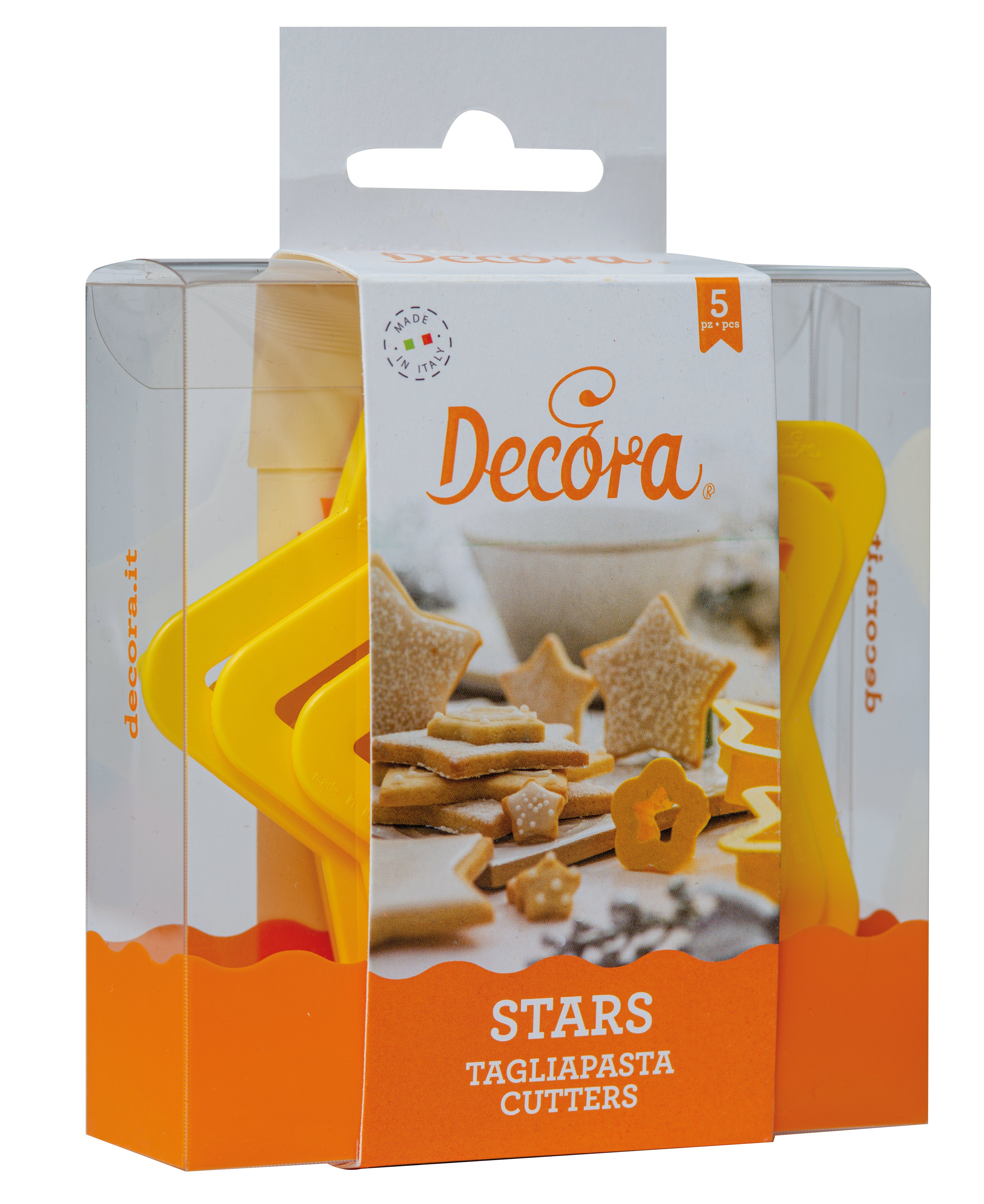 SET 5 CORTA GALLETA ESTRELLAS DECORA