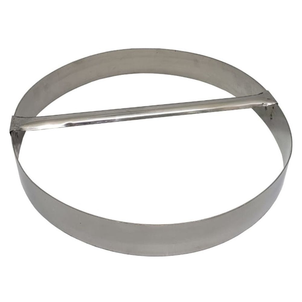 CORTA MASA CON ASA 30 CM INOX