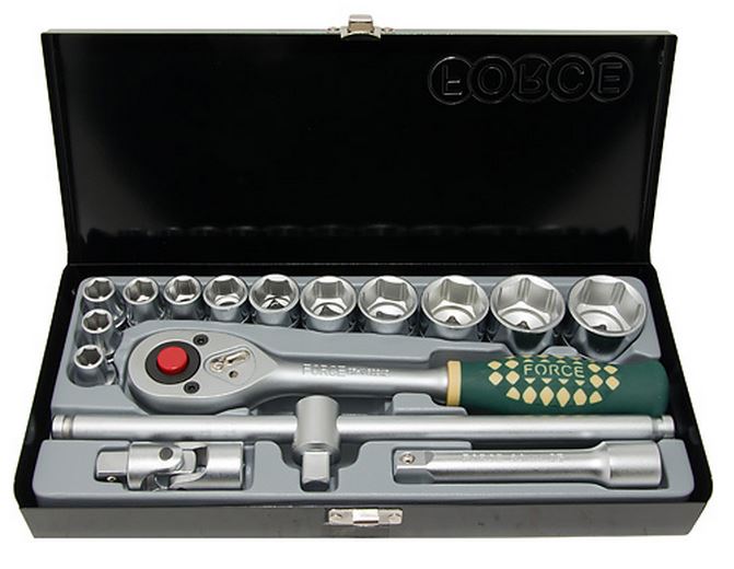 JUEGO DADO [] 1/2" 10-32 MM ,16PZAS #4162-5