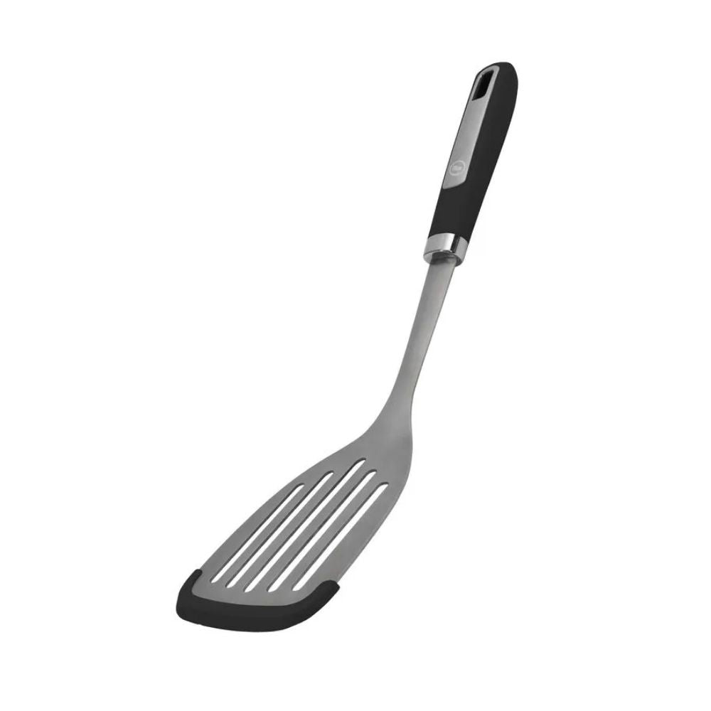 ESPATULA GRANDE RANURADA BORDE SILICONA ILKO