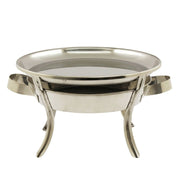 BRASERO PARRILLERO CON BANDEJA ACERO INOX 31 CM