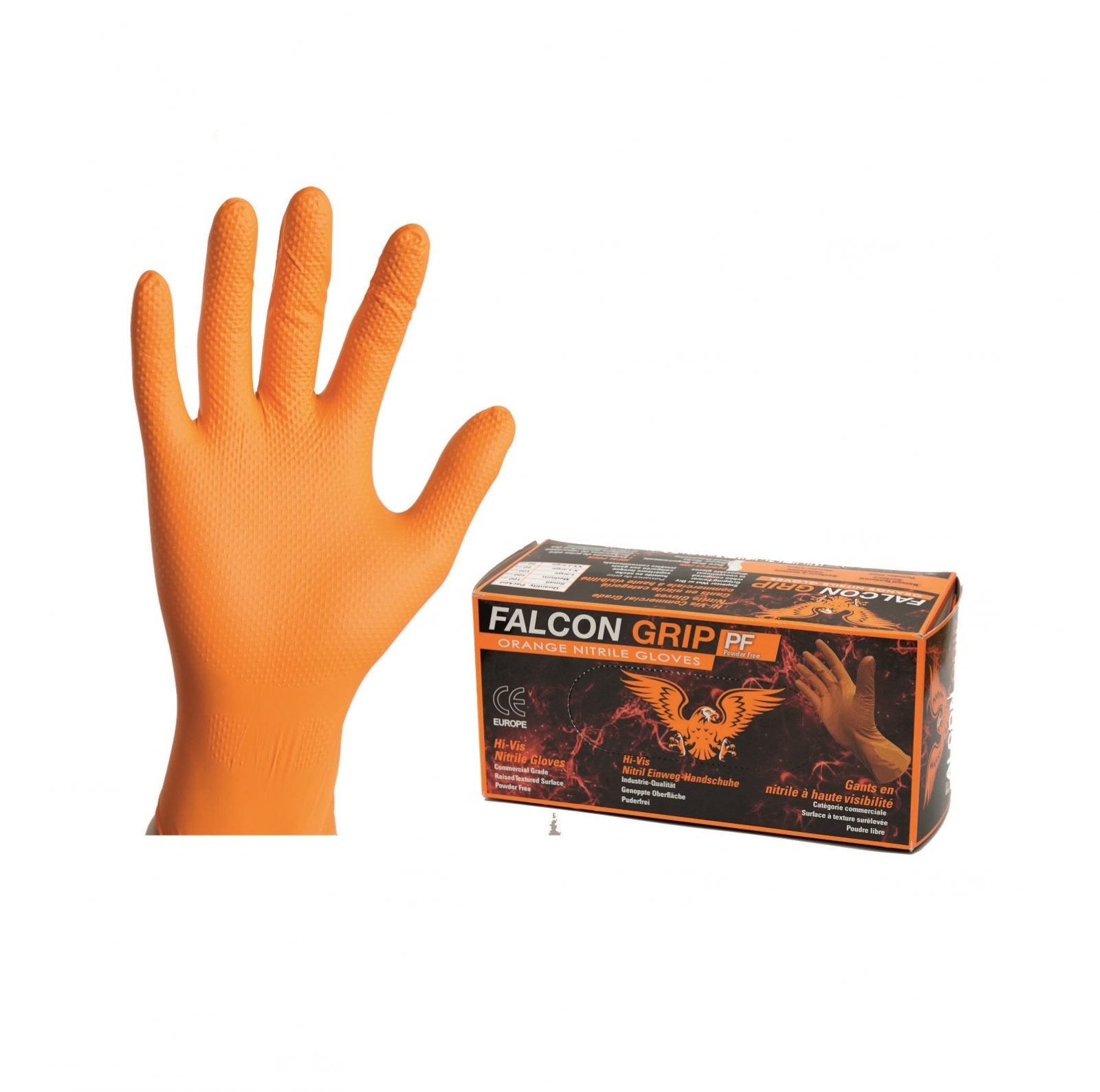 GUANTE NITRILO MECANICO FALCON GRIP TALLA "L"