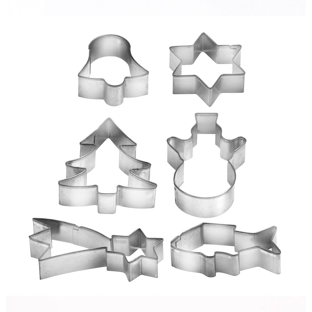 SET 6 CORTA GALLETAS NAVIDAD TESCOMA