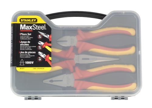 JUEGO 3 ALICATES 1000V ELECT.STANLEY 84-011