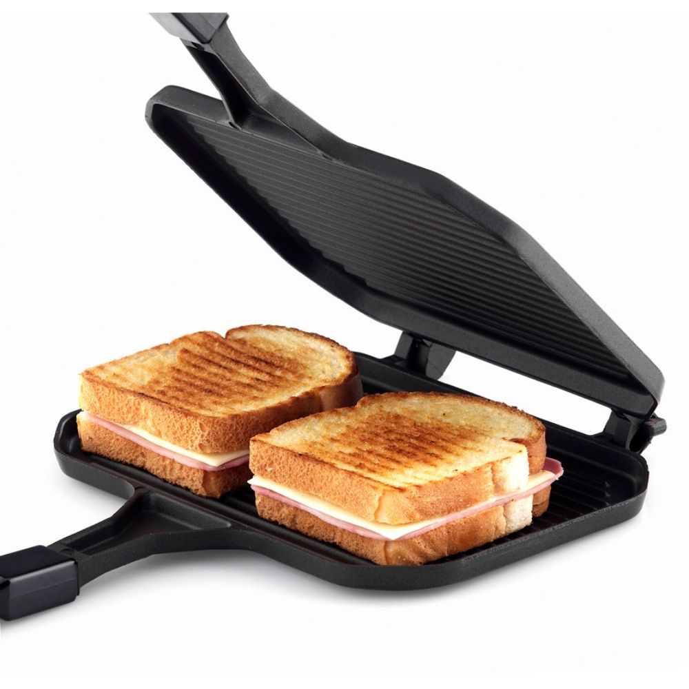 GRILL SANDWICHERA ANTIADHERENTE CON TEFLON ILSA