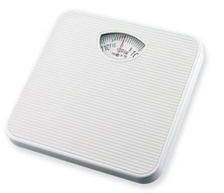 BALANZA ANALOGA 120 KG PARA BAÑO CON LUPA ILSA