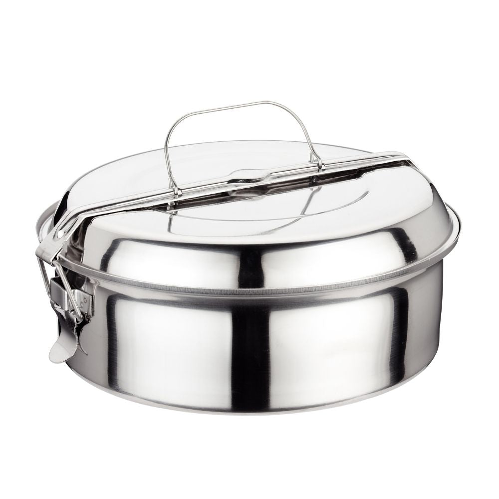 LONCHERA CAMPING 14 CM ACERO INOX ILSA