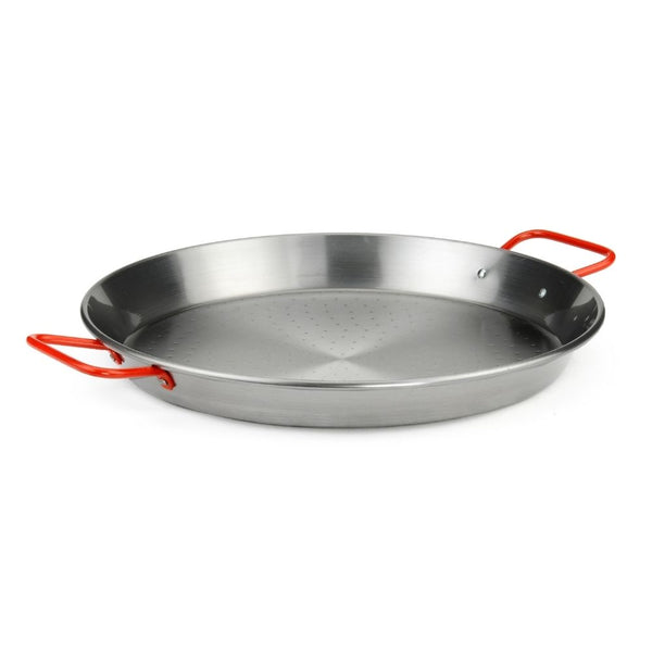 PAELLERA ACERO PULIDO 38 CM 8 RACIONES ILSA