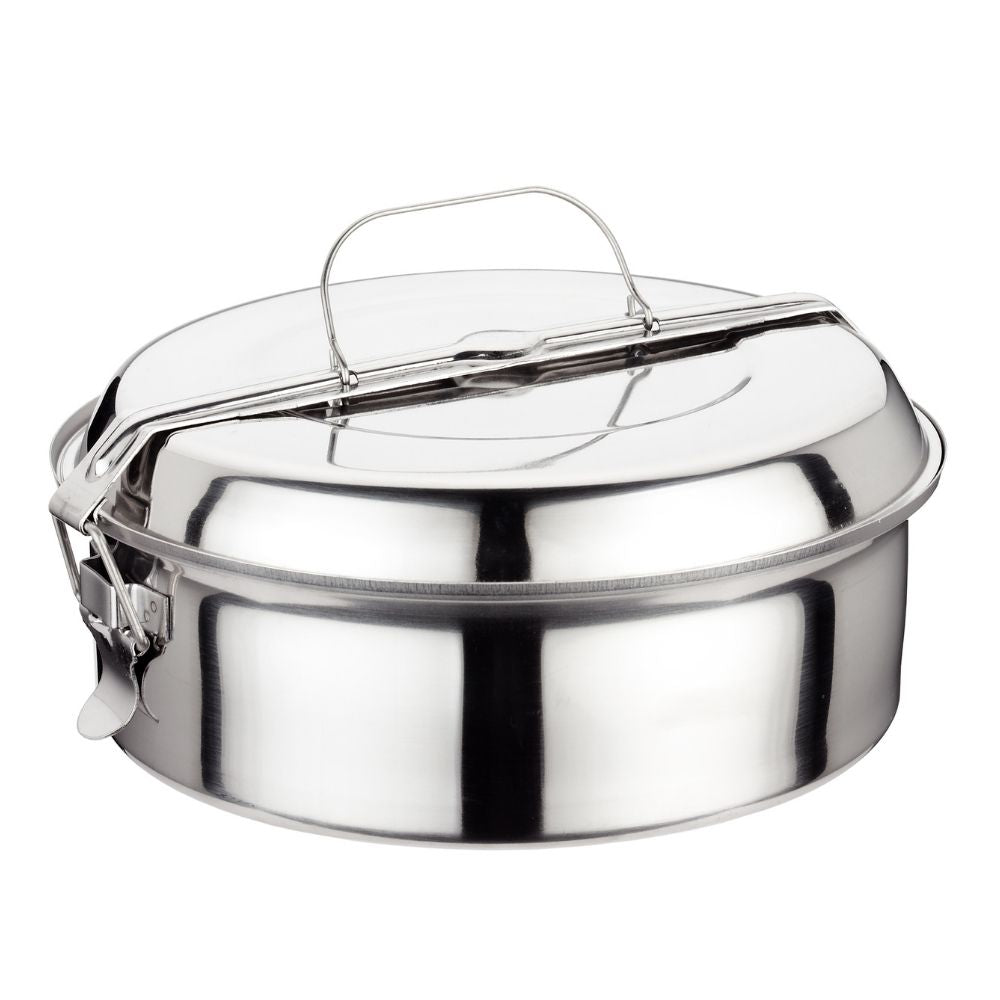 LONCHERA CAMPING 16 CM ACERO INOX ILSA