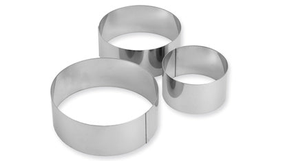 MOLDE REDONDO INOX 7 X 6 CM ILSA