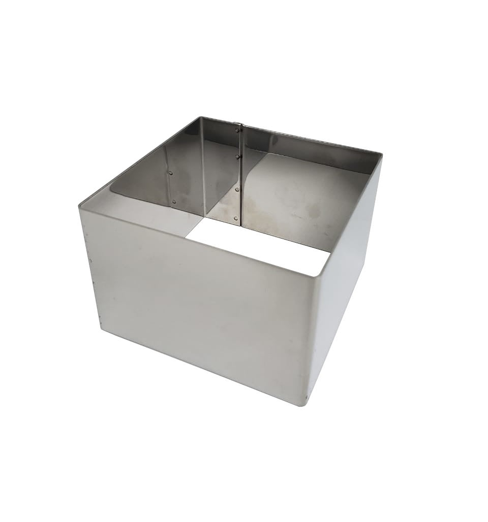 MOLDE CUADRADO INOX 8 X 6 CM ILSA