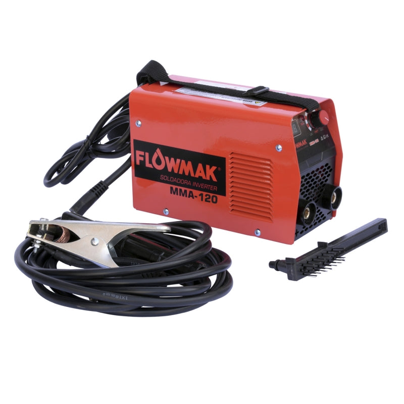 SOLDADORA INVERTER FLOWMAK 120A MMA-120DX