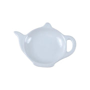 PORTA TE CERAMICA BLANCA DISEÑO TETERA