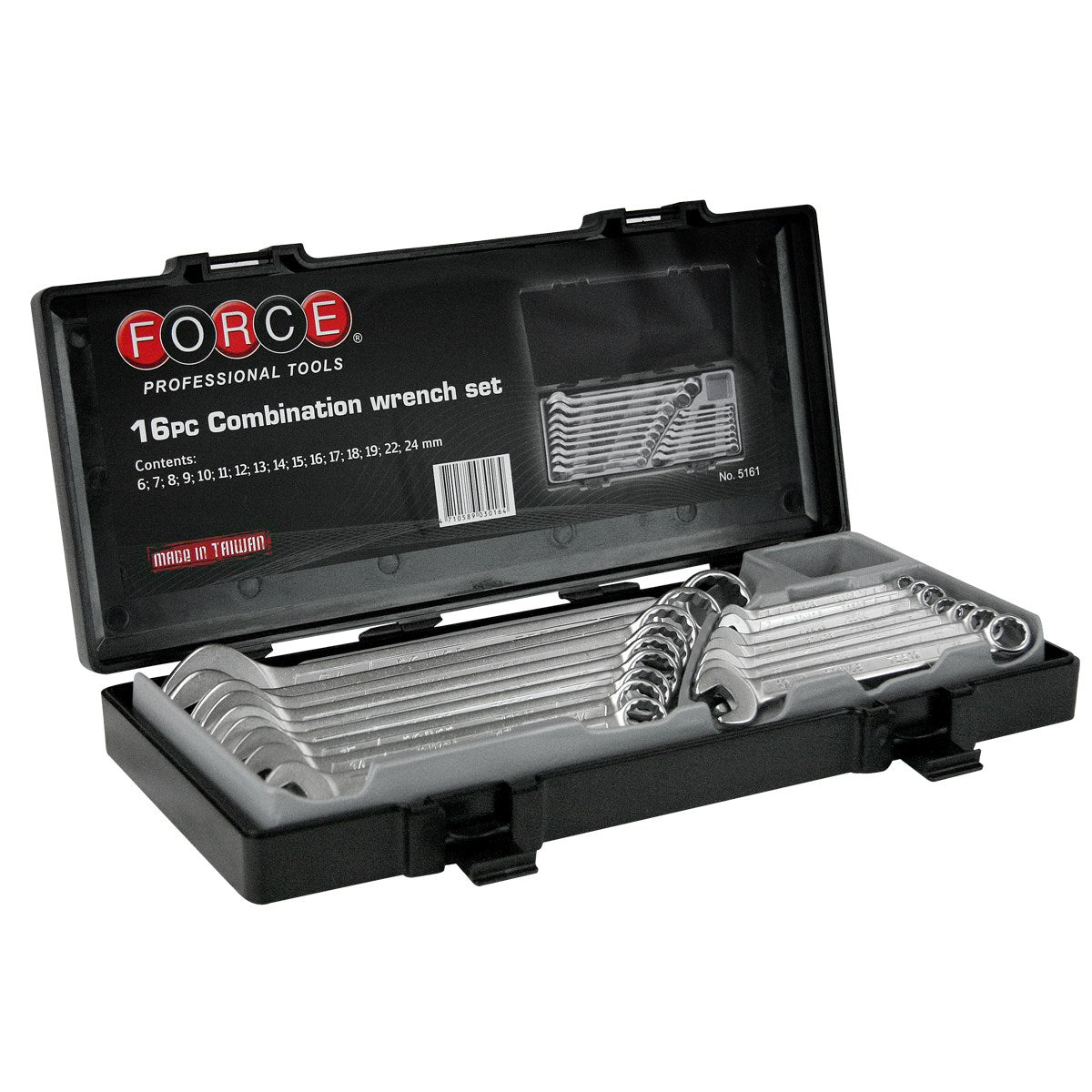 JUEGO LLAVE PUNTA CORONA FORCE 6 A 24 MM (5161)