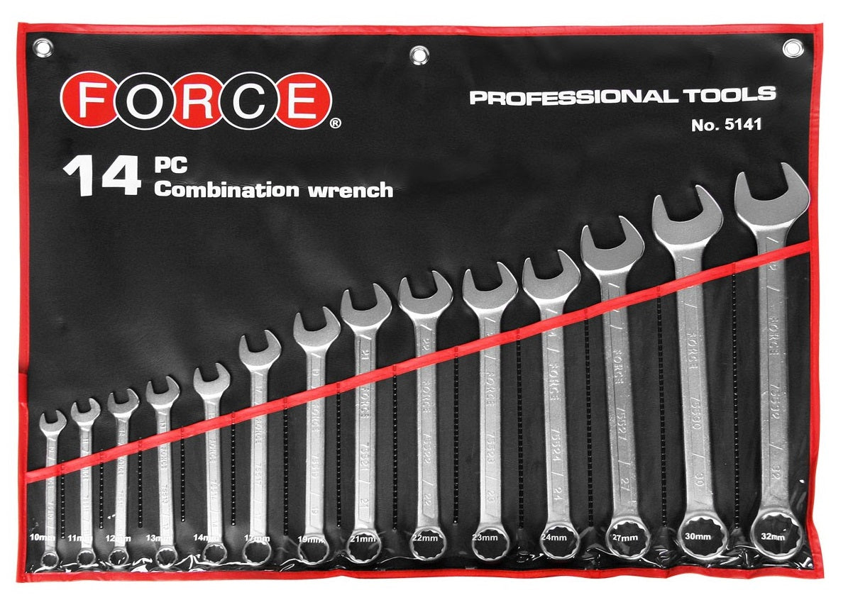 JUEGO LLAVE PUNTA CORONA FORCE 10 A 32 MM