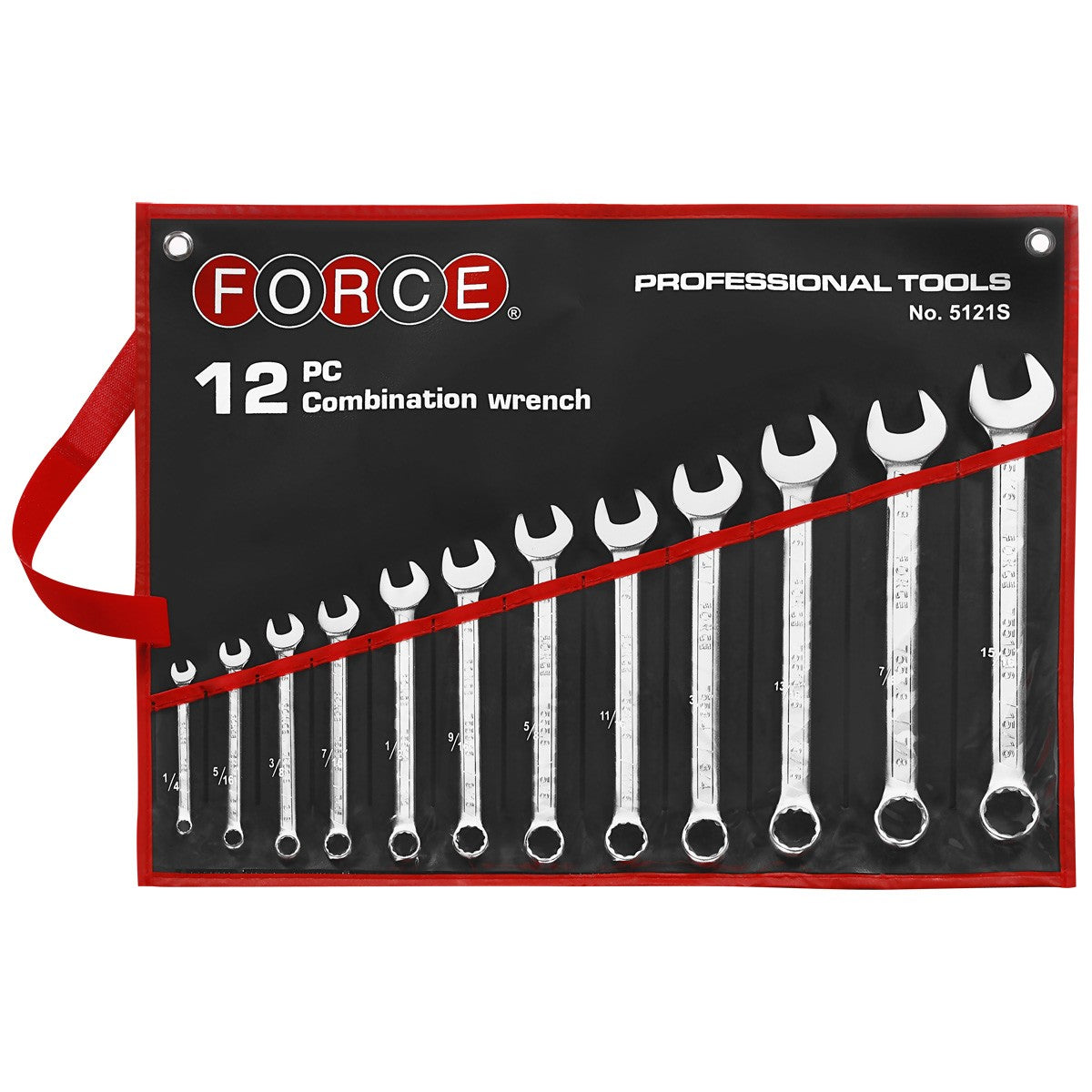 JUEGO LLAVE PUNTA CORONA FORCE 1/4 -15/16