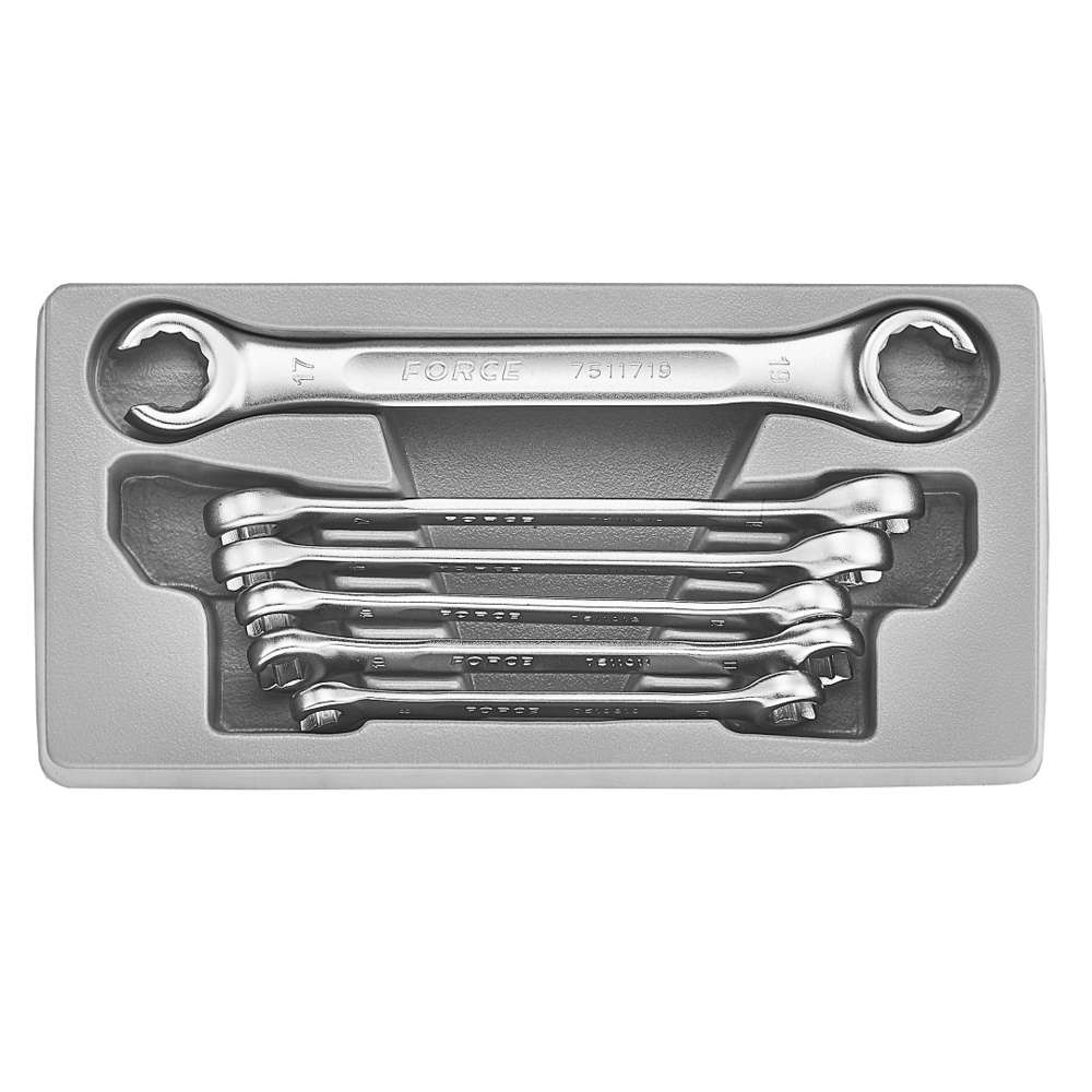 JUEGO LLAVES NIPLERAS 8 A 19 MM FORCE #5066