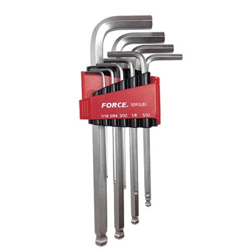 JUEGO LLAVE ALLEN FORCE 1/16" A 3/8" BOLA 5093LBS